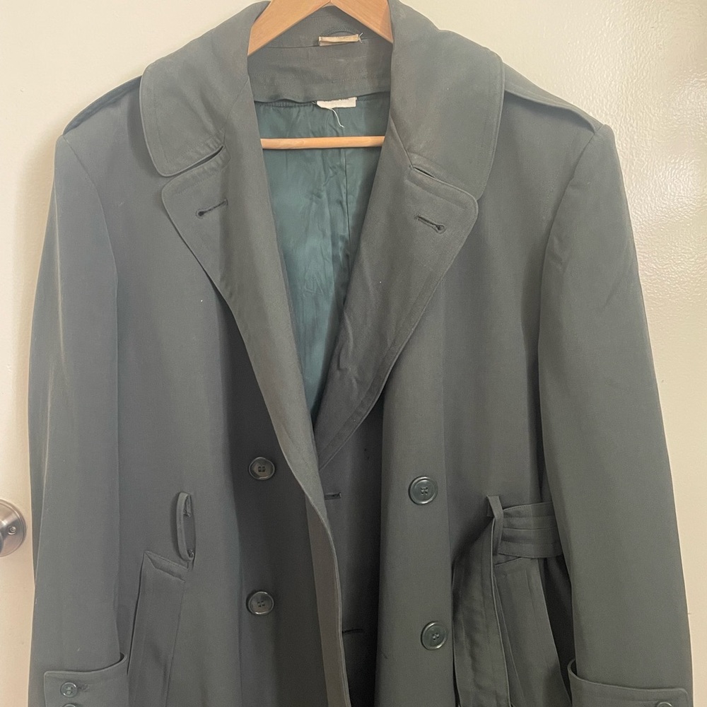 Vintage Army Coat (100% wool) w/ lining
